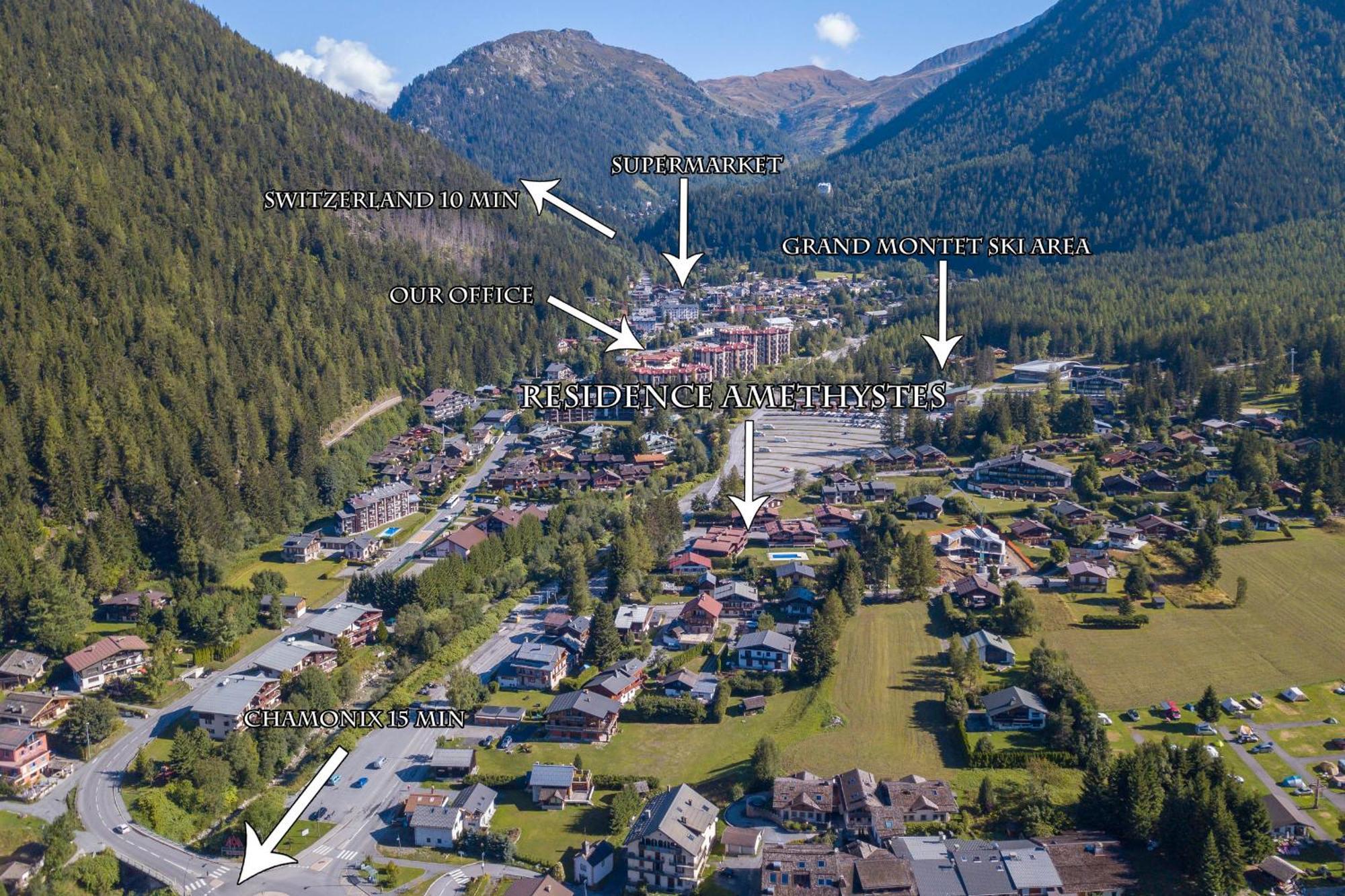 Residence Amethystes B13 Ski In/Ski Out - Happy Rentals Chamonix Exteriör bild